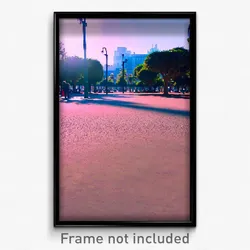 Pixel Art Poster - Superficial Park (8 Bit Psychedelic Trippy Video Game Print)