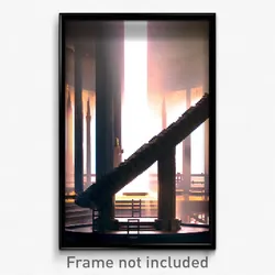 Pixel Art Poster - Superb Pit (8 Bit Psychedelic Trippy Weird Video Game Print)
