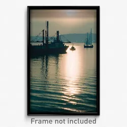 Pixel Art Poster - Modest Port (8 Bit Psychedelic Trippy Weird Video Game Print)
