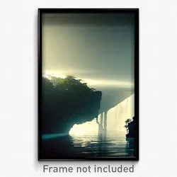 Pixel Art Poster - Magnificent Flood (8 Bit Psychedelic Trippy Video Game Print)
