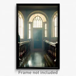 Pixel Art Poster - Outstanding Rectory (8 Bit Psychedelic Video Game Print)