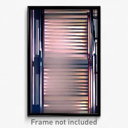 Pixel Art Poster - Standard Stair (8 Bit Psychedelic Trippy Video Game Print)