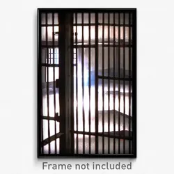 Pixel Art Poster - Gregarious Jail (8 Bit Psychedelic Trippy Video Game Print)