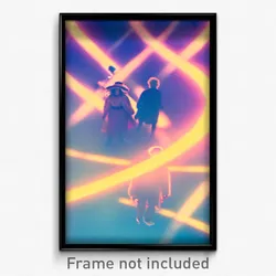 Pixel Art Poster - Unsightly Dreamscape (8 Bit Psychedelic Video Game Print)