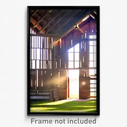 Pixel Art Poster - Buoyant Barn (8 Bit Psychedelic Trippy Video Game Print)