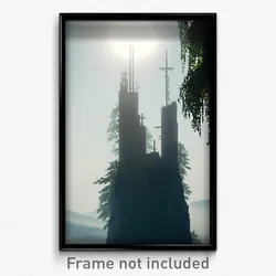 Pixel Art Poster - Original Notch (8 Bit Psychedelic Trippy Video Game Print)