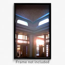 Pixel Art Poster - Classic Meeting Place (8 Bit Psychedelic Video Game Print)