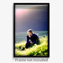 Pixel Art Poster - Thoughtful Downland (8 Bit Psychedelic Video Game Print)