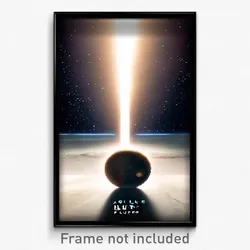 Pixel Art Poster - Agile Pluto (8 Bit Psychedelic Trippy Weird Video Game Print)