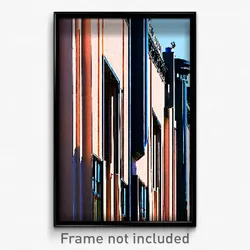 Pixel Art Poster - Humble San Francisco (8 Bit Psychedelic Video Game Print)