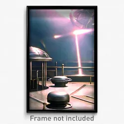 Pixel Art Poster - Metallic Cay (8 Bit Psychedelic Trippy Video Game Print)