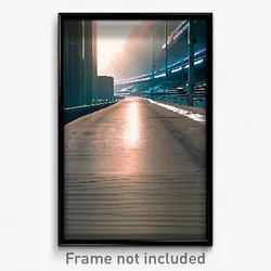 Pixel Art Poster - Gargantuan Track (8 Bit Psychedelic Trippy Video Game Print)