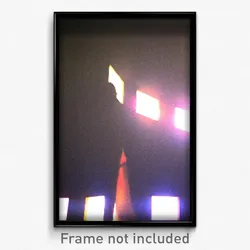 Pixel Art Poster - Bold View (8 Bit Psychedelic Trippy Weird Video Game Print)