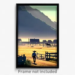 Pixel Art Poster - Subtle Ranch (8 Bit Psychedelic Trippy Video Game Print)