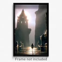 Pixel Art Poster - Big Keep (8 Bit Psychedelic Trippy Weird Video Game Print)
