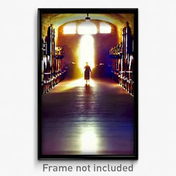 Pixel Art Poster - Faraway Cellar (8 Bit Psychedelic Trippy Video Game Print)