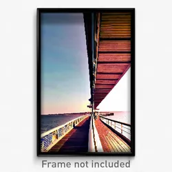 Pixel Art Poster - Esteemed Boardwalk (8 Bit Psychedelic Video Game Print)