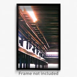Pixel Art Poster - Steel Eaves (8 Bit Psychedelic Trippy Weird Video Game Print)