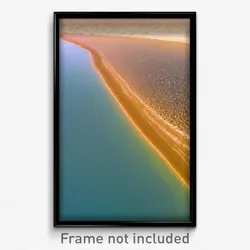 Pixel Art Poster - Gigantic Sandbar (8 Bit Psychedelic Trippy Video Game Print)