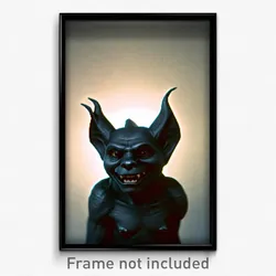 Pixel Art Poster - Authentic Gargoyle (8 Bit Psychedelic Video Game Print)