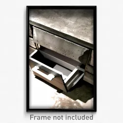 Pixel Art Poster - Concrete Drawer (8 Bit Psychedelic Trippy Video Game Print)
