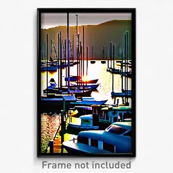 Pixel Art Poster - Outstanding Marina (8 Bit Psychedelic Video Game Print)