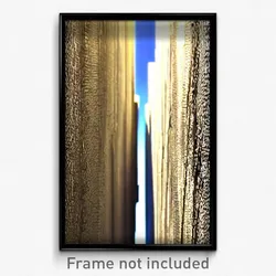 Pixel Art Poster - Narrow Crack (8 Bit Psychedelic Trippy Video Game Print)