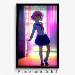 Pixel Art Poster - Negligible Anime (8 Bit Psychedelic Trippy Video Game Print)