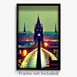 Pixel Art Poster - Bumpy Cologne (8 Bit Psychedelic Trippy Video Game Print)