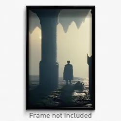 Pixel Art Poster - Dark Earldom (8 Bit Psychedelic Trippy Video Game Print)