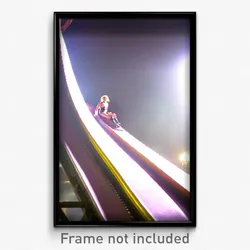 Pixel Art Poster - Captivating Slide (8 Bit Psychedelic Trippy Video Game Print)