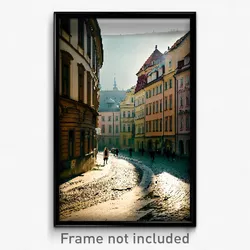 Pixel Art Poster - Abandoned Prague (8 Bit Psychedelic Trippy Video Game Print)
