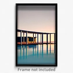 Pixel Art Poster - Simple Pavillion (8 Bit Psychedelic Trippy Video Game Print)