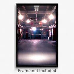 Pixel Art Poster - Advanced Safehouse (8 Bit Psychedelic Video Game Print)