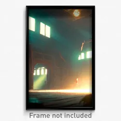 Pixel Art Poster - Perfect Mine (8 Bit Psychedelic Trippy Video Game Print)