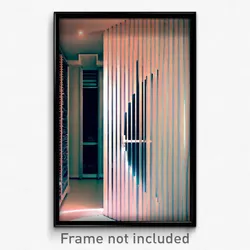 Pixel Art Poster - Wavy Closet (8 Bit Psychedelic Trippy Weird Video Game Print)