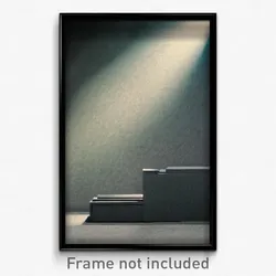 Pixel Art Poster - Gray Bank (8 Bit Psychedelic Trippy Weird Video Game Print)