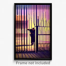 Pixel Art Poster - Unusual Stockade (8 Bit Psychedelic Trippy Video Game Print)