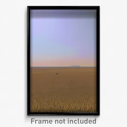 Pixel Art Poster - Bleak Plains (8 Bit Psychedelic Trippy Video Game Print)