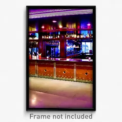 Pixel Art Poster - Neat Bar (8 Bit Psychedelic Trippy Weird Video Game Print)