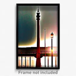 Pixel Art Poster - Wonderful Canton (8 Bit Psychedelic Trippy Video Game Print)