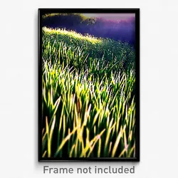 Pixel Art Poster - Gregarious Grass (8 Bit Psychedelic Trippy Video Game Print)
