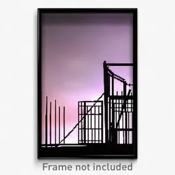 Pixel Art Poster - Wire Frame Warren (8 Bit Psychedelic Trippy Video Game Print)