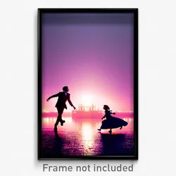 Pixel Art Poster - Upbeat Flats (8 Bit Psychedelic Trippy Video Game Print)