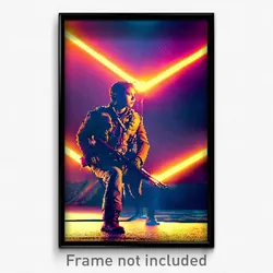 Pixel Art Poster - Gorgeous Bivouac (8 Bit Psychedelic Trippy Video Game Print)