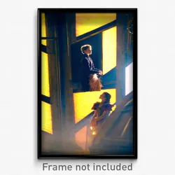 Pixel Art Poster - Negligible Tableau (8 Bit Psychedelic Video Game Print)