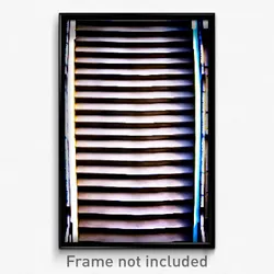 Pixel Art Poster - Dizzying Stair (8 Bit Psychedelic Trippy Video Game Print)