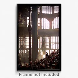 Pixel Art Poster - Wonderful Rookery (8 Bit Psychedelic Trippy Video Game Print)