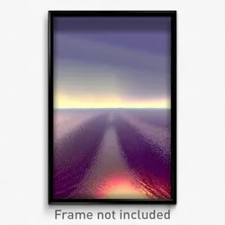 Pixel Art Poster - Infamous Flood Plain (8 Bit Psychedelic Video Game Print)