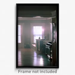 Pixel Art Poster - Spotless Home (8 Bit Psychedelic Trippy Video Game Print)
